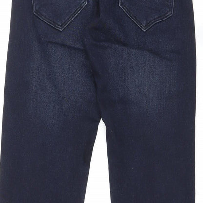 NEXT Womens Blue Cotton Skinny Jeans Size 28 in L30 in Regular Zip