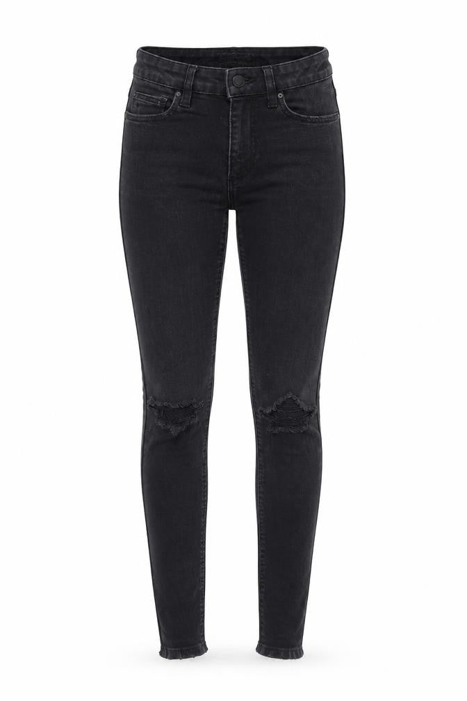 Womens UK Size 4 Denim & Co. Regular Fit Skinny Black Jeans