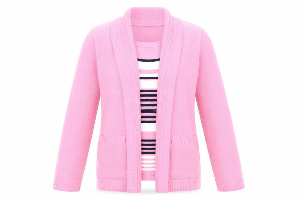 Womens UK Size L Hand to Hand Pink Pullover Jumper