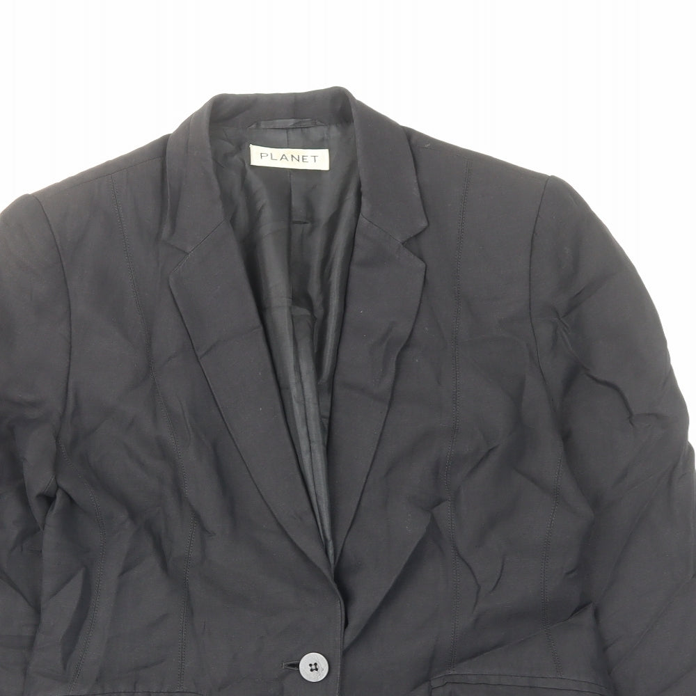 Womens UK Size 8 Planet Black Jacket