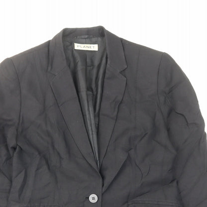 Womens UK Size 8 Planet Black Jacket