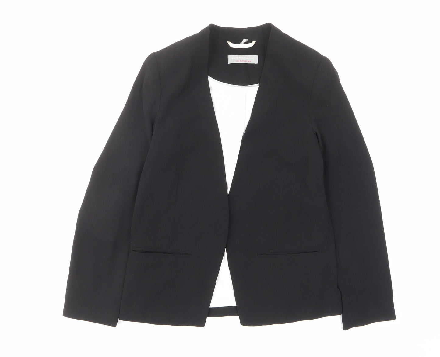 Womens UK Size 8 Dorothy Perkins Black Jacket