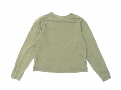 Womens UK Size 6 ASOS Green Pullover Sweatshirt