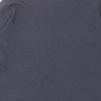 Leisure Womens Blue V-Neck Polyester Pullover Jumper Size 20