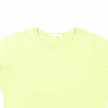 Womens UK Size 16 Marks and Spencer Green Basic T-Shirt