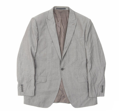 Autograph Mens Grey Wool Jacket Suit Jacket Size 42 Regular - Inside pockets