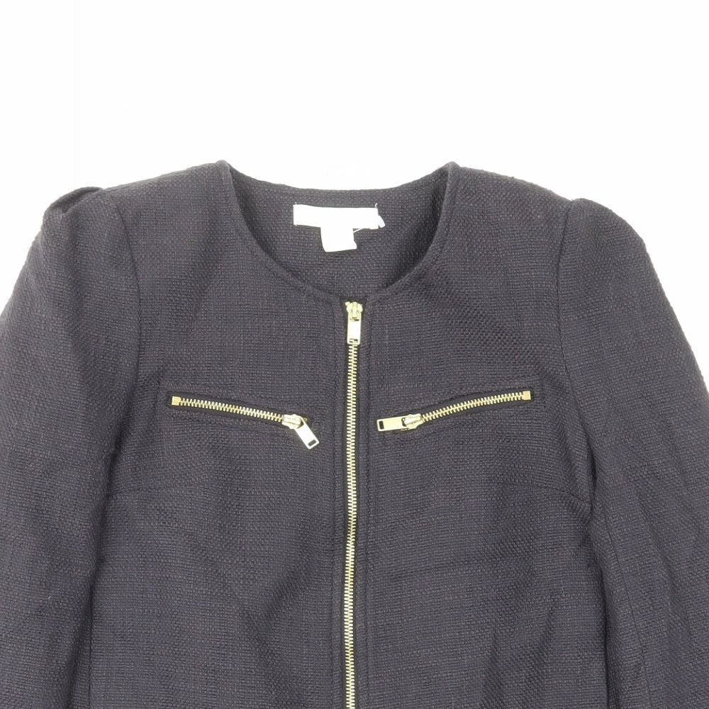 Womens UK Size 6 H&M Blue Jacket
