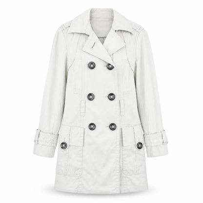 Womens UK Size S Zara Beige Military Jacket