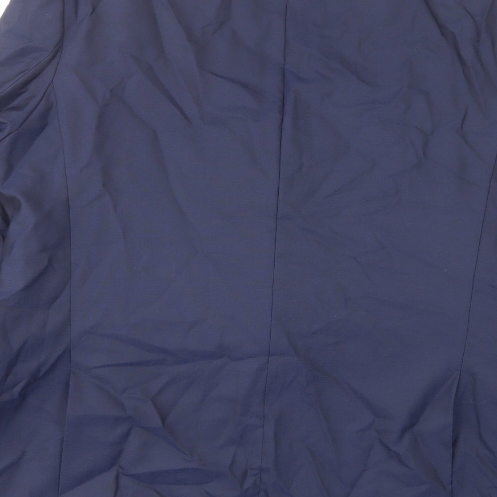 Mens UK Size 44 Marks and Spencer Regular Blue Suit Jacket