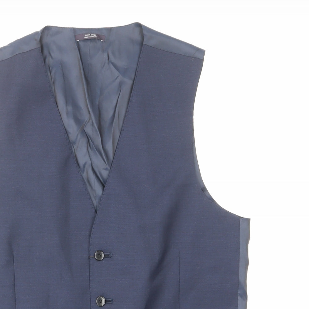Mens UK Size 40 Marks and Spencer Regular Blue Suit Jacket