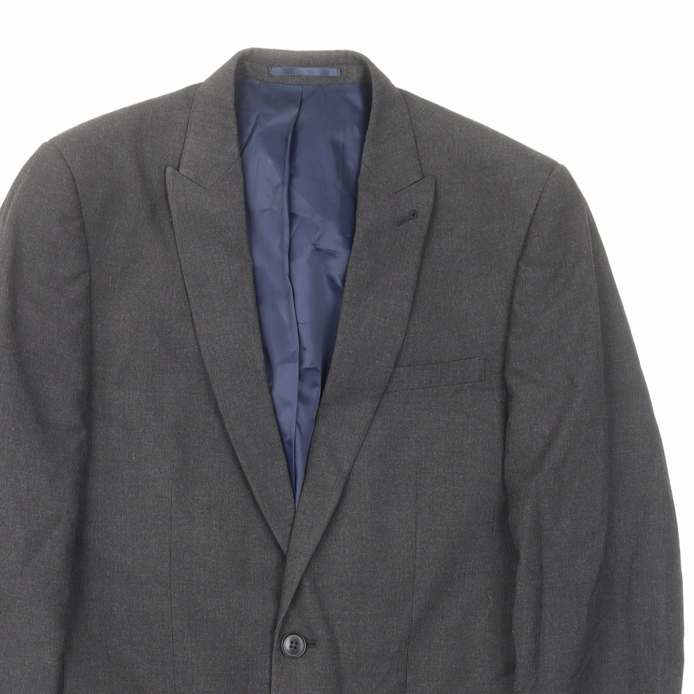 Mens UK Size 38 NEXT Regular Grey Suit Jacket