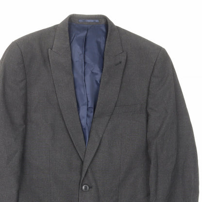 Mens UK Size 38 NEXT Regular Grey Suit Jacket