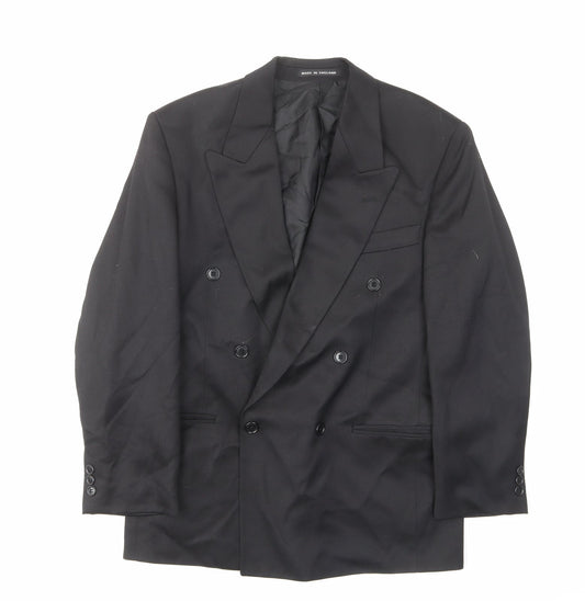 Mens UK Size 36 Corman Regular Black Suit Jacket