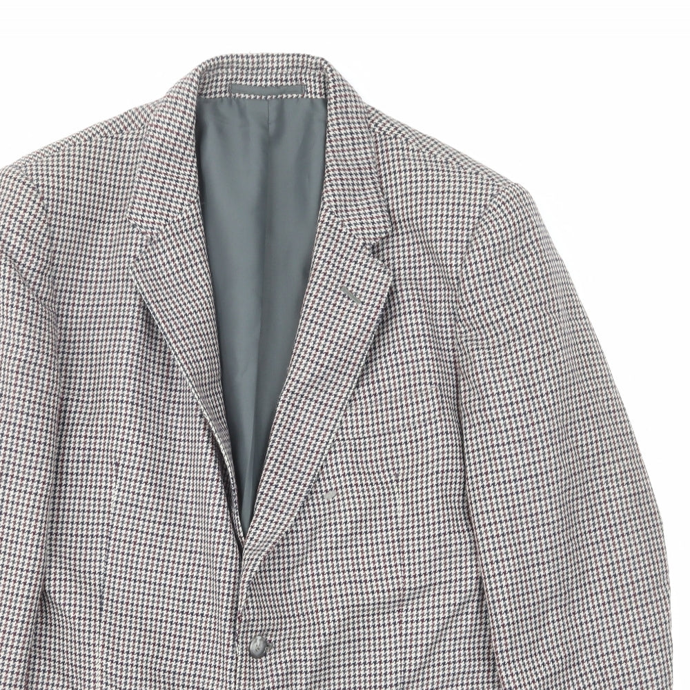 Mens UK Size 42 St Michael Regular Multicoloured Suit Jacket
