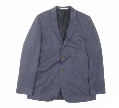 Crew Clothing Mens Blue Camel Jacket Suit Jacket Size 40 Regular - Pockets