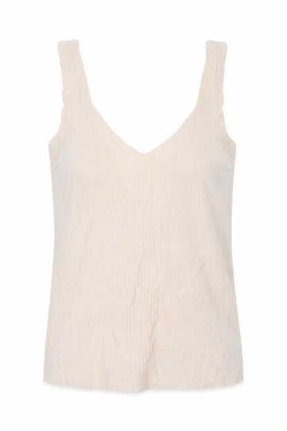 Womens UK Size L Zara Beige Basic Tank