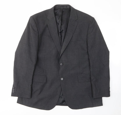 Mens UK Size 44 Debenhams Regular Grey Suit Jacket