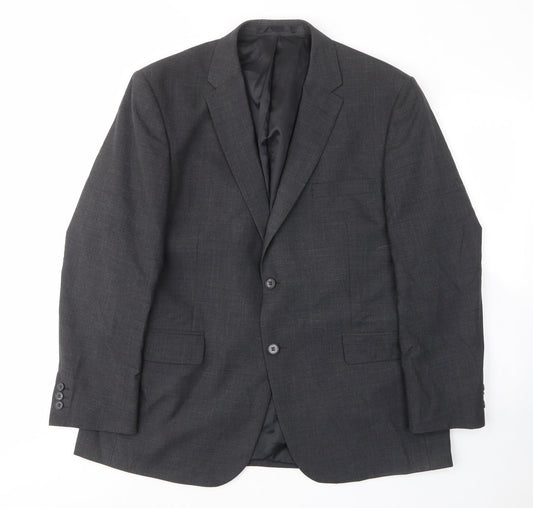 Mens UK Size 44 Debenhams Regular Grey Suit Jacket
