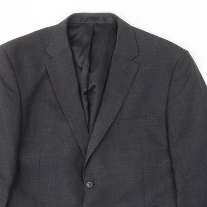 Mens UK Size 44 Debenhams Regular Grey Suit Jacket