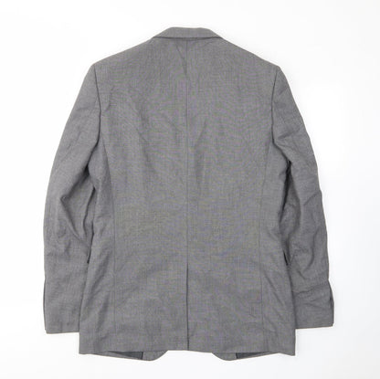 Mens UK Size 38 Limited Collection Regular Grey Suit Jacket