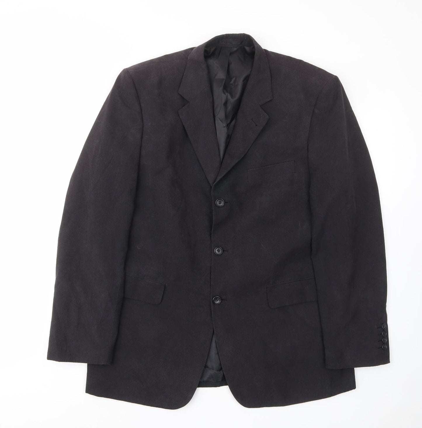 Mens UK Size 42 BHS Regular Black Suit Jacket