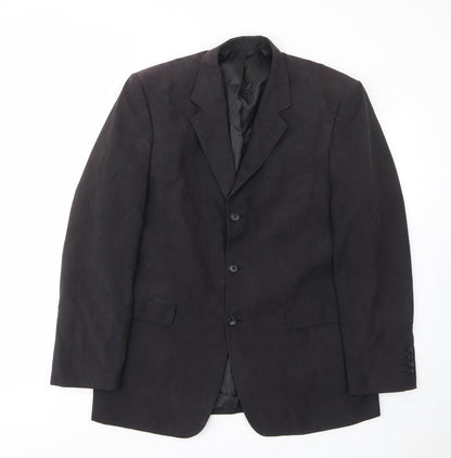 Mens UK Size 42 BHS Regular Black Suit Jacket