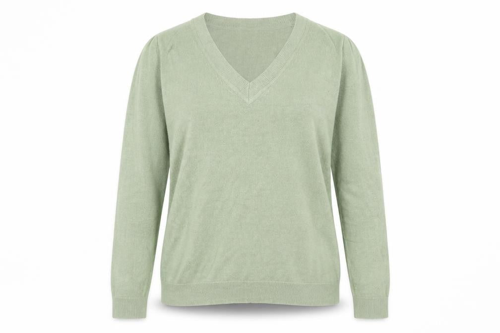 Womens UK Size M Marks and Spencer Green Pullover Jumper
