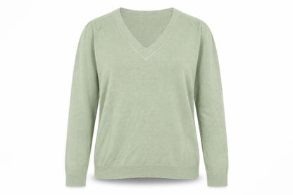Womens UK Size M Marks and Spencer Green Pullover Jumper