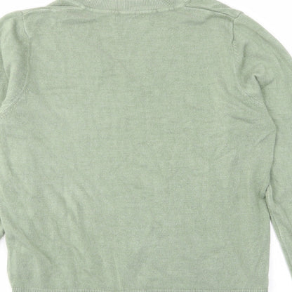 Womens UK Size M Marks and Spencer Green Pullover Jumper