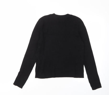 Womens UK Size L Divided by H&M Black Pullover Jumper