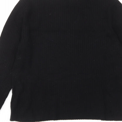 Womens UK Size L Divided by H&M Black Pullover Jumper