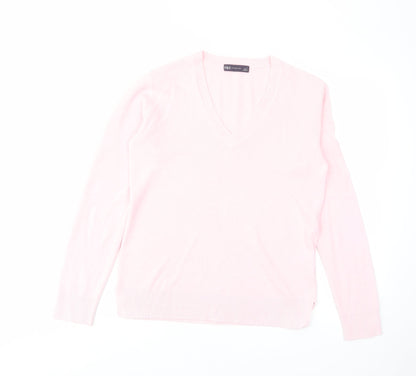 Womens UK Size 8 Marks and Spencer Pink Pullover Jumper