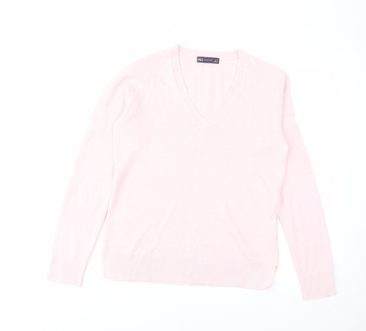 Womens UK Size 8 Marks and Spencer Pink Pullover Jumper