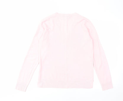 Womens UK Size 8 Marks and Spencer Pink Pullover Jumper