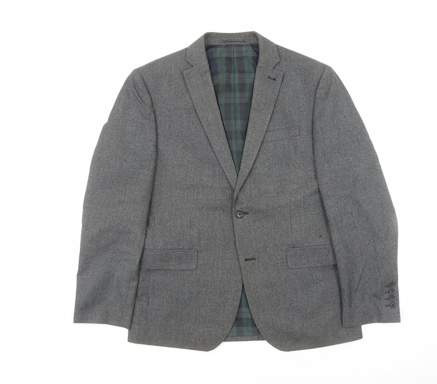 Mens UK Size 40 NEXT Regular Grey Suit Jacket