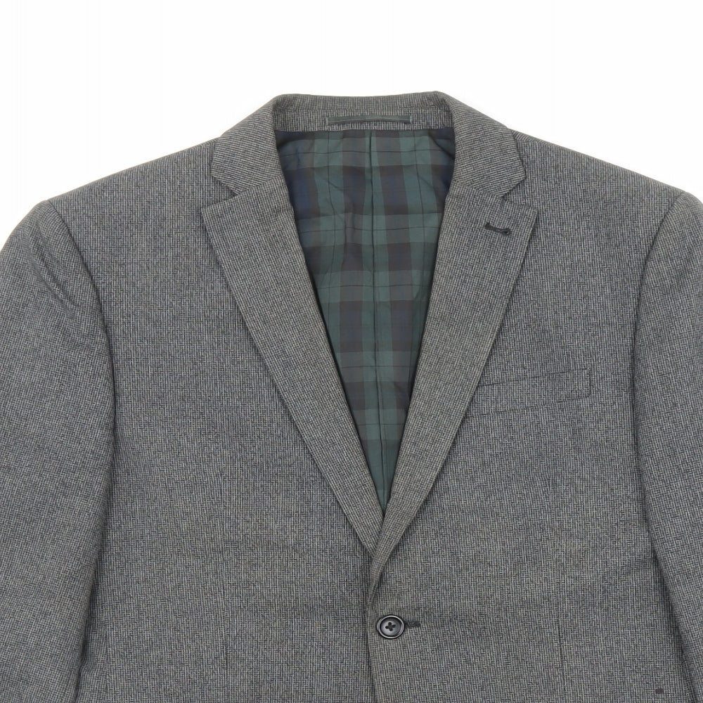 Mens UK Size 40 NEXT Regular Grey Suit Jacket