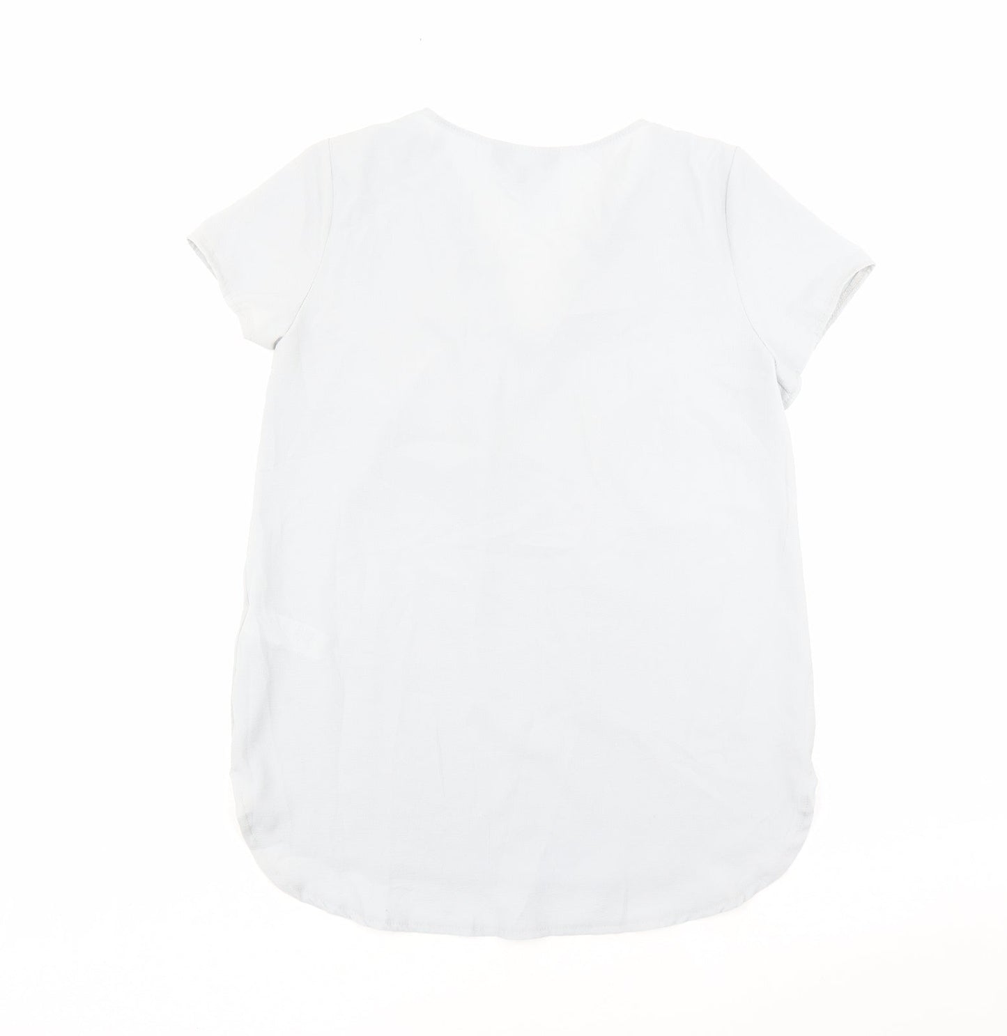 Womens UK Size 12 New Look Grey Basic Blouse