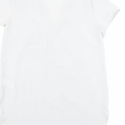 Womens UK Size 12 New Look Grey Basic Blouse