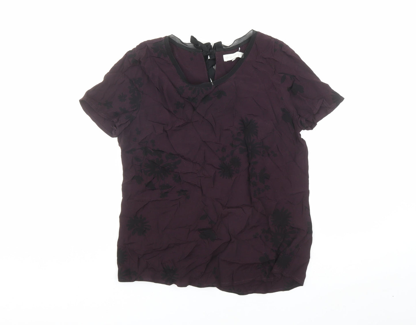 Womens UK Size 12 RJR.John Rocha Purple Basic Blouse