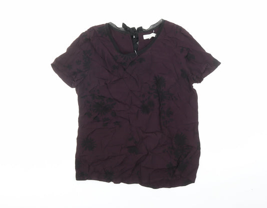 Womens UK Size 12 RJR.John Rocha Purple Basic Blouse