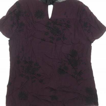Womens UK Size 12 RJR.John Rocha Purple Basic Blouse