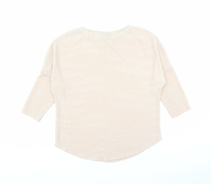 Womens UK Size 12 Phase Eight Pink Basic Blouse