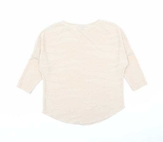 Womens UK Size 12 Phase Eight Pink Basic Blouse