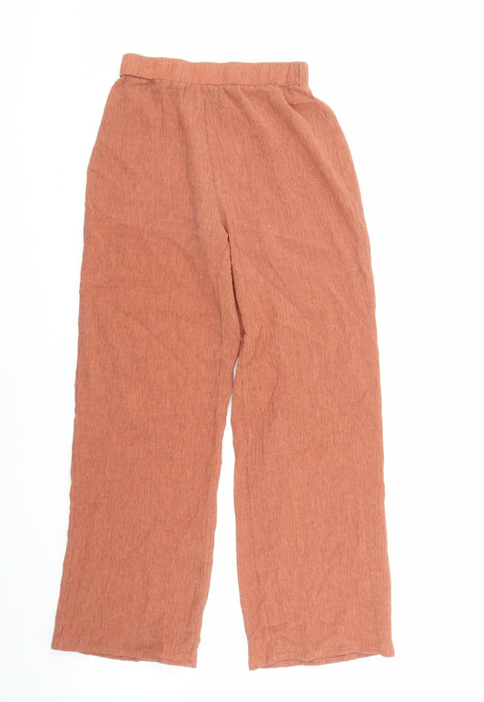 Cider Womens Brown Polyester Trousers Size M L29 in Regular