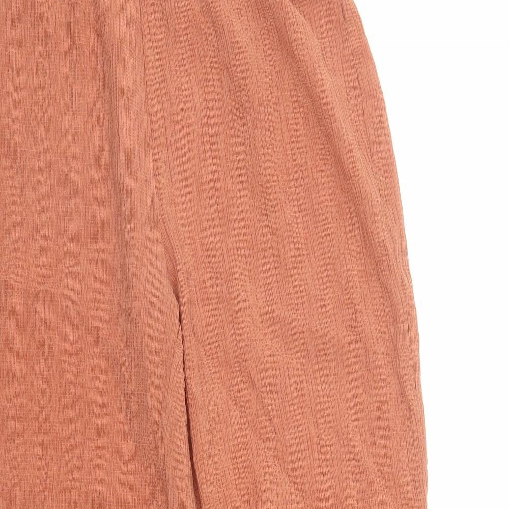 Cider Womens Brown Polyester Trousers Size M L29 in Regular