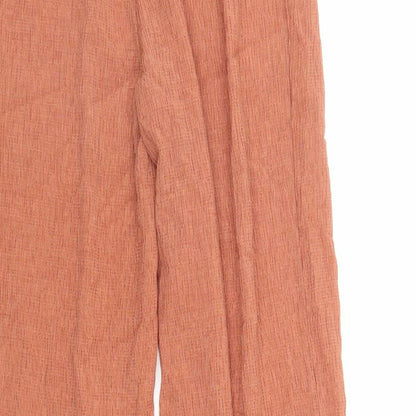 Cider Womens Brown Polyester Trousers Size M L29 in Regular