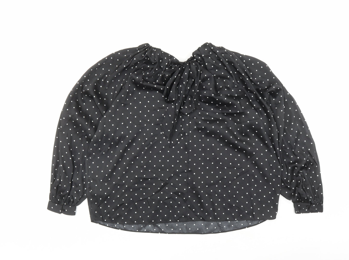 Womens UK Size 12 Marks and Spencer Black Basic Blouse