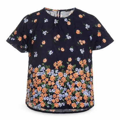 Womens UK Size 8 M&Co Blue Basic Blouse