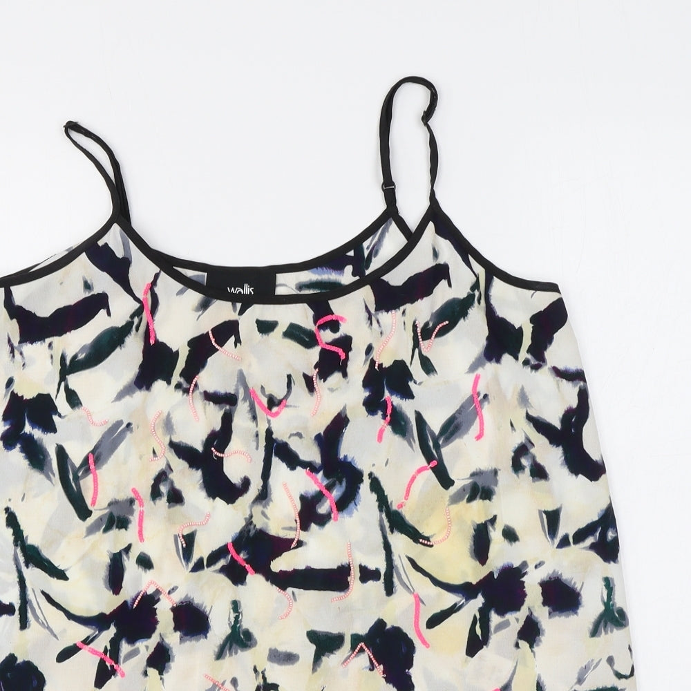 Womens UK Size 10 Wallis Multicoloured Camisole Blouse