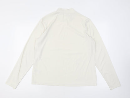 Womens UK Size XL H&M Ivory Jersey T-Shirt